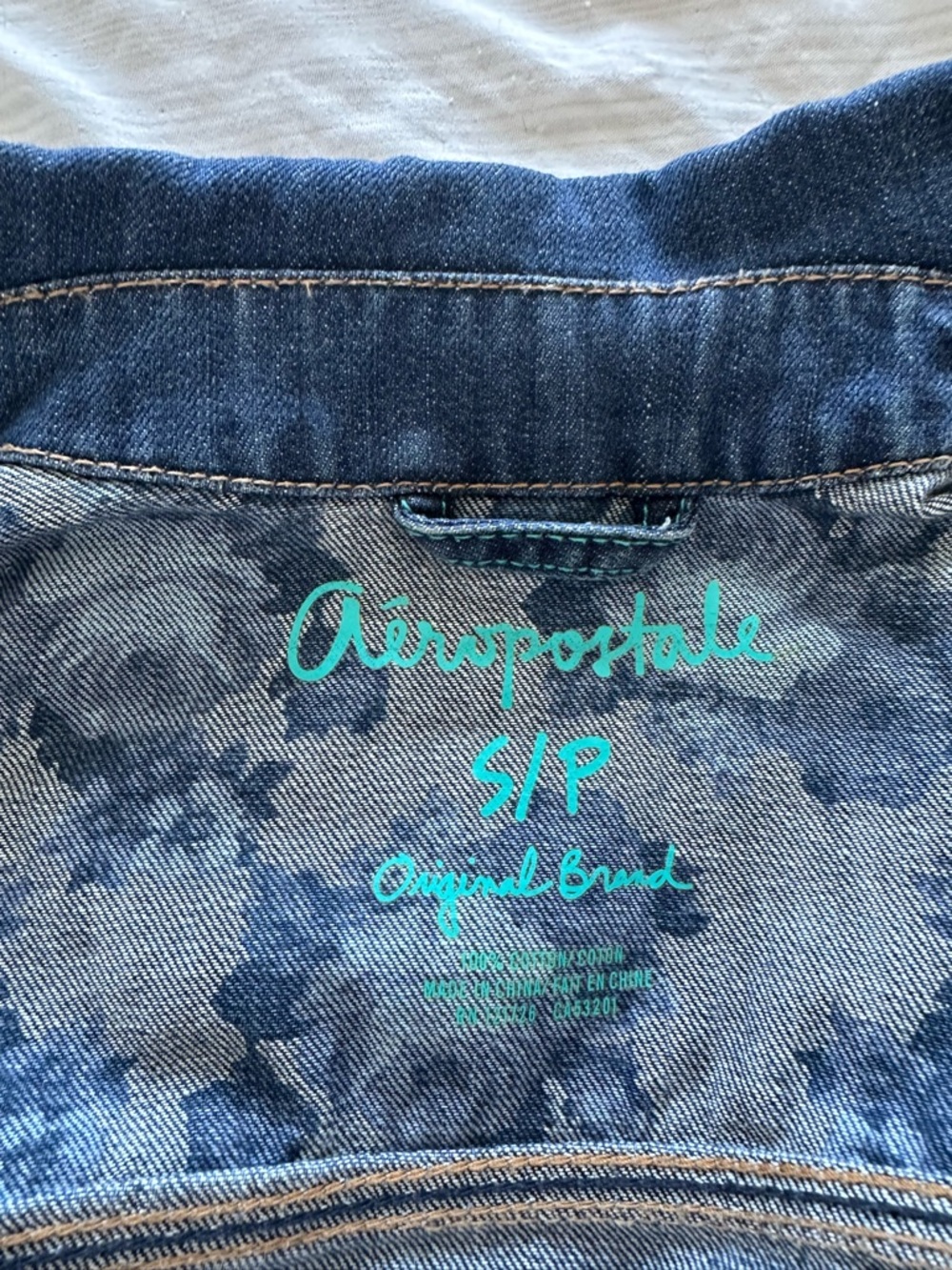 SLD Aeropostale Denim Jean Jacket Women’s Small - Picture 5 of 8